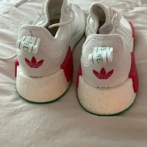 adidas | Shoes | Adidas Womens Nmdr Size 8 Cloud Whitemagentahires Green |  Poshmark